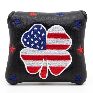 American Flag (Black) Mallet Putter Cover_Quality, Stylish, Affordable Putter Cover