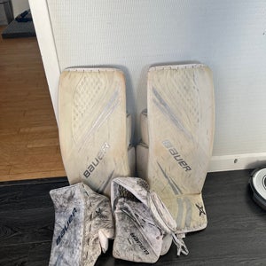 Used 34" Bauer Regular Pro Stock Vapor 2X Pro Goalie Full Set