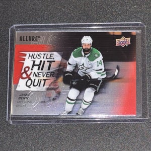 Jamie Benn Dallas Stars 2021-22 NHL Allure Hustle, Hit & Never Quit Insert #HH-4