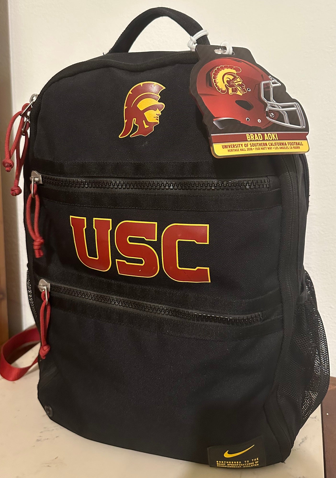usc nike backpack