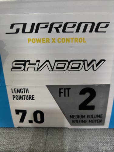 New Senior Bauer Supreme Shadow Hockey Skates Regular Width 7