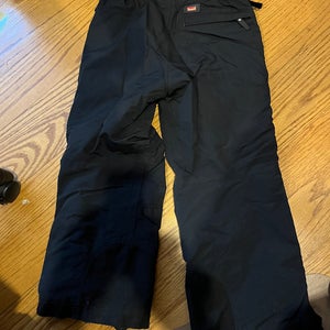 Marker Ski Pants Zip Off Black Used Unisex Youth Size 8