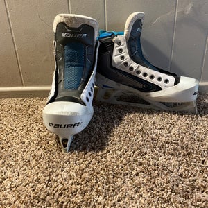 Senior Bauer Reactor 7000 Goalie Skates Regular Width 8.5