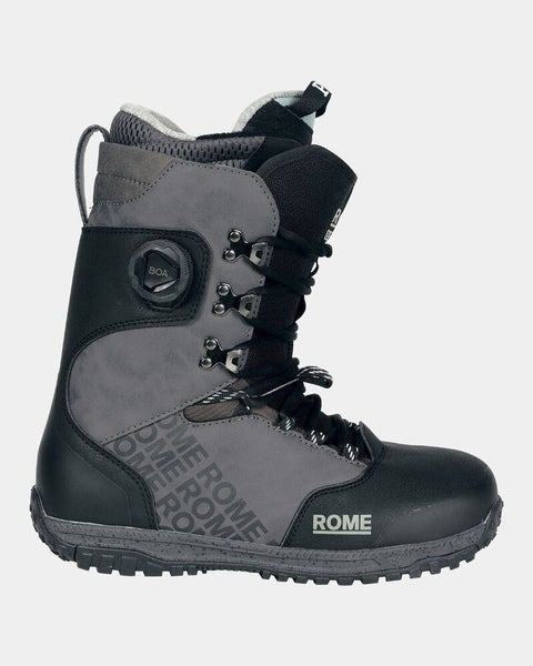 Rome Bodega Hybrid Boa Snowboard Boots Men's Size 12 Black New 2025