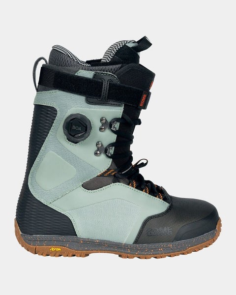 Rome Libertine Pro Hybrid Boa Snowboard Boots, Men's Size 10.5 Slate/Orange 2025