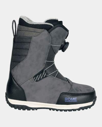 Rome Stomp Boa Snowboard Boots Women's Size 8 Black New 2025