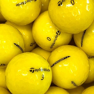 12 Near Mint AAAA Yellow TaylorMade Speed Soft Used Golf Balls