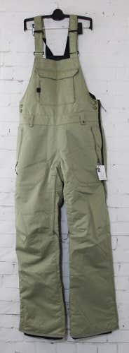 686 Black Magic Insulated Bib Snow Pants, Women's Small, Sage Green New 2025