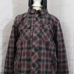 686 Woodland Insulated Snowboard Jacket, Men's Large, Sassafras Plaid New 2025