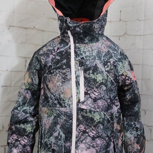 686 Hydra Insulated Snow Jacket Girl's Small, Pink Foliage New 2025