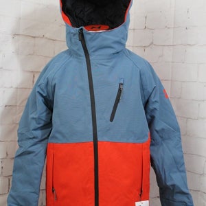 686 Hydra Insulated Snow Jacket Boy's Medium, Stellar Blue Colorblock New 2025