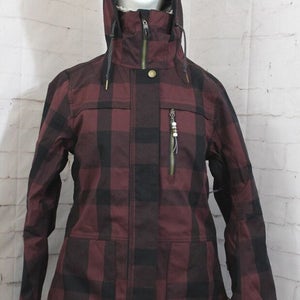 686 Spirit Insulated Snow Jacket Women's Small, Sassafras Plaid New 2025