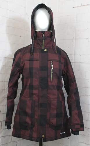 686 Spirit Insulated Snow Jacket Women's Small, Sassafras Plaid New 2025