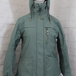 686 Spirit Insulated Snow Jacket Women's Small, Cypress Green New 2025
