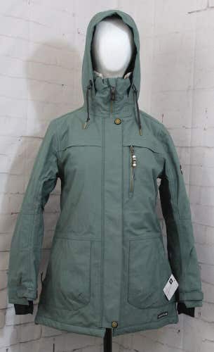 686 Spirit Insulated Snow Jacket Women's Small, Cypress Green New 2025