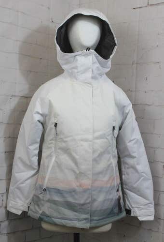 686 Fantasia Insulated Snow Jacket Women's Small, White Sierra Sunset New 2025