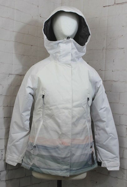 686 Fantasia Insulated Snow Jacket Women's Small, White Sierra Sunset New 2025