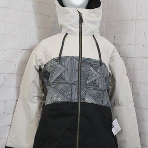 686 Athena Insulated Snow Jacket Women's Small, Limestone Colorblock New 2025