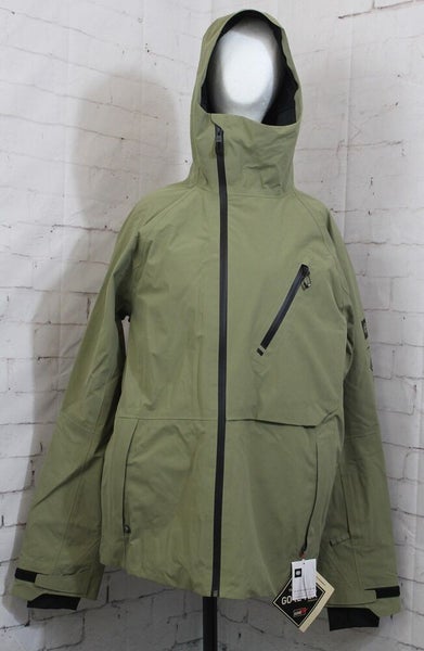 686 Gore-Tex Hydra Down Thermagraph Snow Jacket Men's Large, Sage Green New 2025