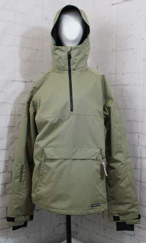 686 Renewal Insulated Anorak Snow Jacket Men's Large, Sage Green New 2025