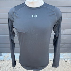 Under Armour Heat Gear Long Sleeve Fitted Shirt Navy Senior 11117