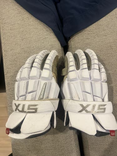 Used  STX 13" Surgeon RZR Lacrosse Gloves