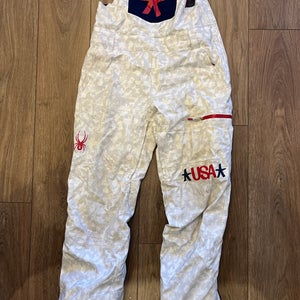 White Used Small Women's Spyder Pants - 2022 Beijing Olympic Uniform Pants