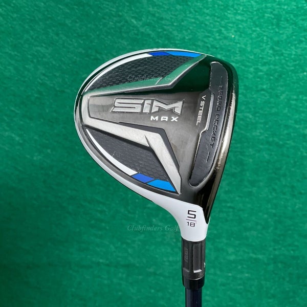 TaylorMade SIM Max 18° 5 Fairway Wood Fujikura Ventus Blue 6-S Graphite Stiff