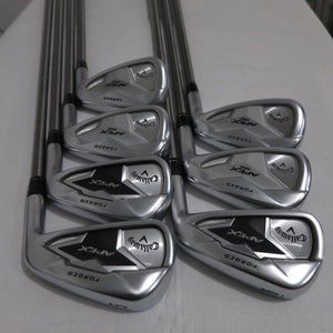 Callaway Apex & Apex Pro 19 Iron Set - 5-AW - SteelFiber Regular Flex Graphite