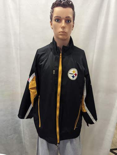 Pittsburgh Steelers Reebok Full Zip Jacket XL NFL