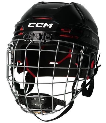 NEW CCM Tacks 70 Helmet Combo, Black, Jr Size