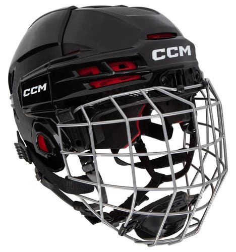 NEW CCM Tacks 70 Helmet Combo, Black, Yth Size