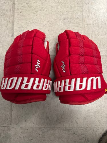 Warrior 14" Pro Stock Franchise Gloves, Detroit Red Wings