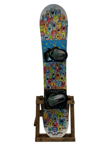 130cm Burton chopper Snowboard W/ Burton Progression Bindings