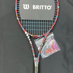 Wilson Pro Staff 97 V13 Britto Hearts Grip Size 4 3/8”
