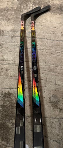 New! 2 Pack! 2 x 75 Flex P29 Right Hand JetSpeed FT7 Pro “chrome” Hockey Sticks