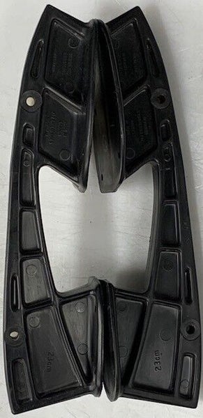 New Perfecta skate blade holders set black 23 cm ice hockey SR mens senior pair