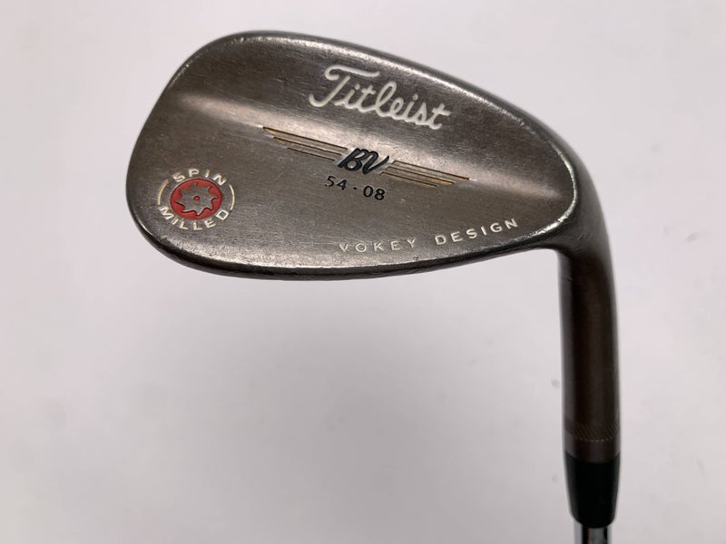 Titleist Vokey Spin Milled Black 2009 Sand Wedge SW 54* 8 Bounce Wedge Steel RH