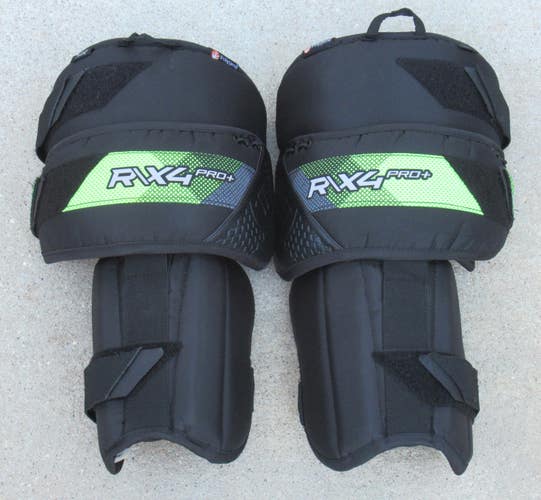 Like New- Warrior R/X4 Pro+ Goalie Knee Guards Sr