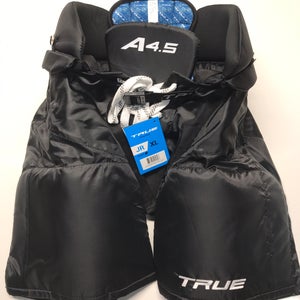 New True  A4.5 Hockey Pants Junior X-Large Black
