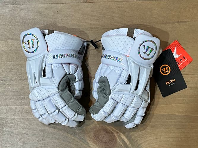 New  Warrior Large Burn XP Lacrosse Gloves