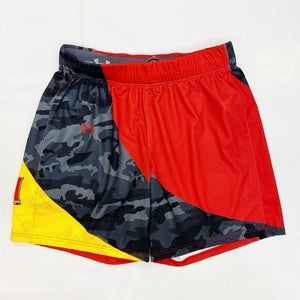 Under Armour Maryland Terrapins Basketball Short Women's M Red Black Camo UJKSP1