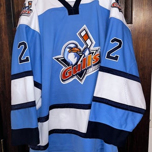 USED SAN DIEGO GULLS HOCKEY JERSEY SIZE 56