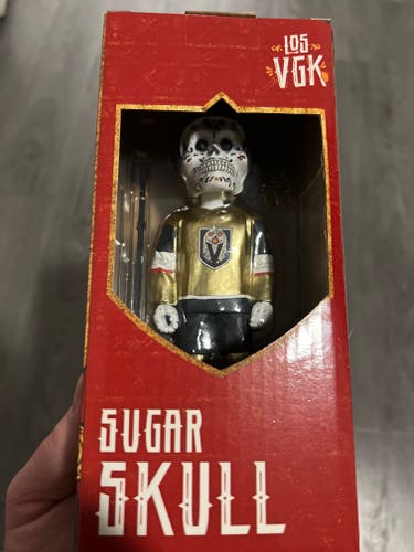 Vegas Golden Knights sugar skull bobblehead
