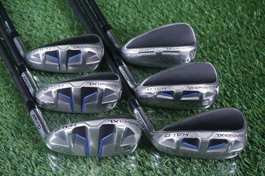 CLEVELAND LAUNCHER XL HALO IRONS 5-PW WOMEN’S CYPHER LADIES FLEX SHAFTS ~ L@@K!!