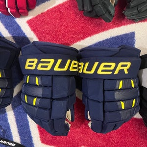 Used  Bauer 14" Pro Stock Pro Series Gloves