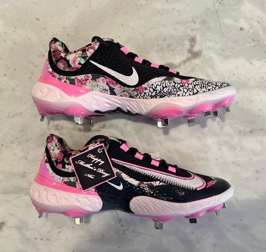 Pink New Size 12 (Women's 13) Adult Men's Nike Low Top Metal