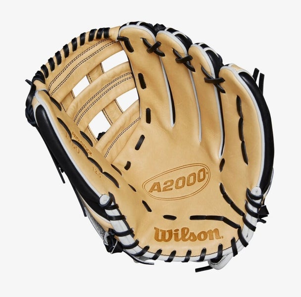 New Wilson A2000 1750 Outfield 12.5" Blonde/Black Baseball Glove