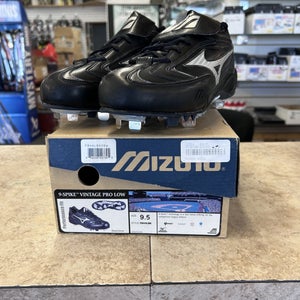 Black New Size 9.5 (Women's 10.5) Adult Men's Mizuno Low Top Metal