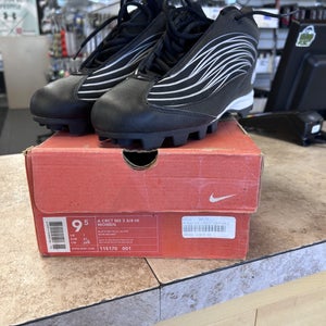 Black New Size 8.5 (Women's 9.5) Adult Men's Nike High Top Molded Cleats